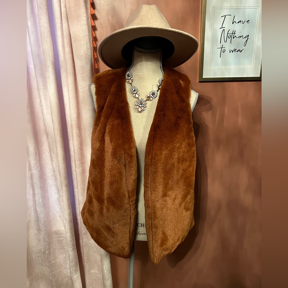 Stella & Dot Fur Vest